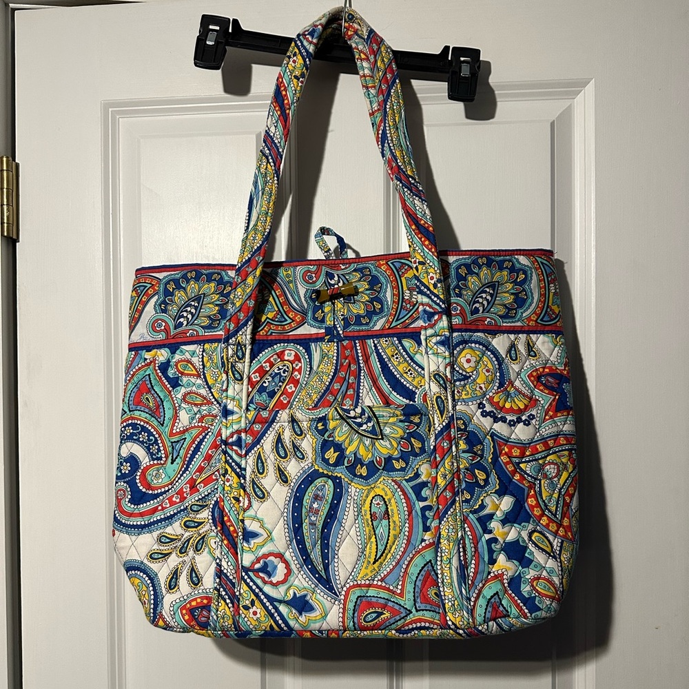 Colorful Paisley Vera Bradley Tote Bag